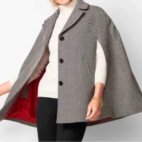 Talbots Cape Coat - Picture 2 of 9